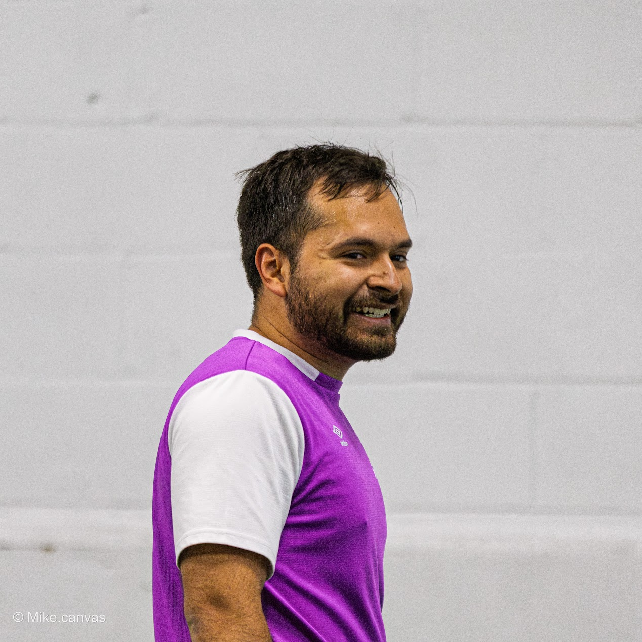 Player portrait showing enthusiasm and engagement in soccer